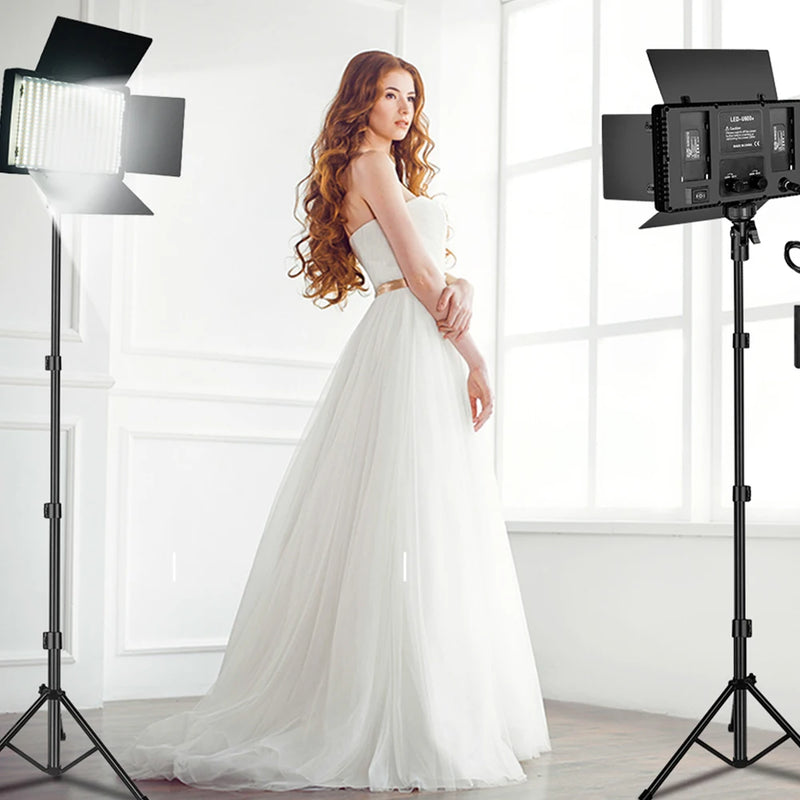 U800 + luz de vídeo led bicolor 3200-5600k painel de iluminação para fotografia na câmera lâmpada de preenchimento para estúdio fotográfico para jogos no youtube ao vivo